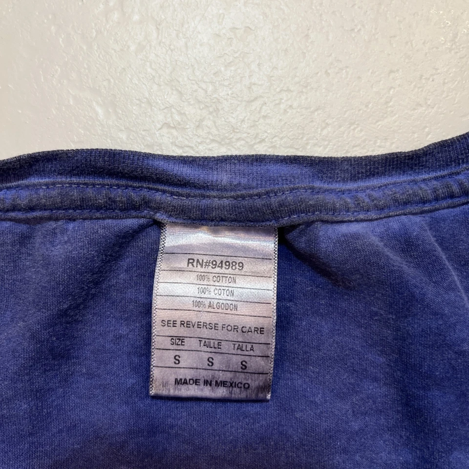 Chicago Cubs Long Sleeve Shirt Womens Small Scoop Neck Blue  World Series 2016 - Image 4 of 4