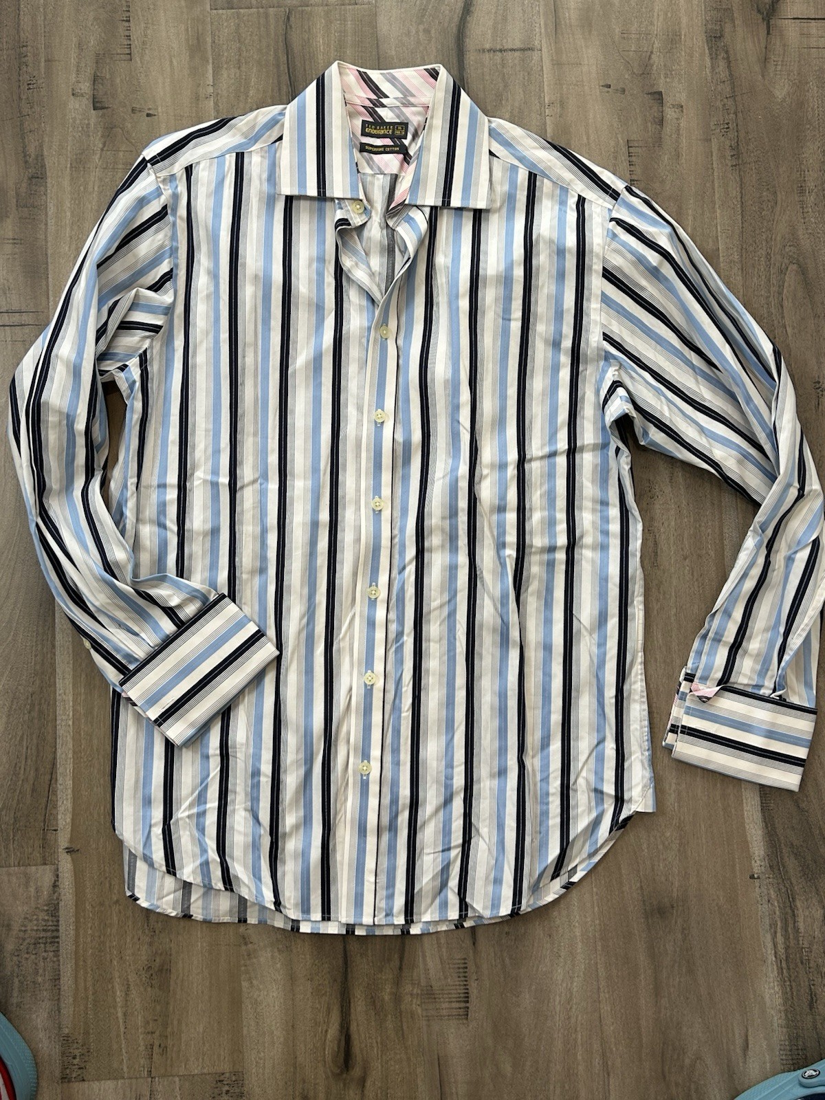 Ted Baker Endurance Button Down Striped Shirt Siz… - image 4
