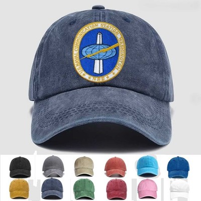 Customized Name Embroidered Hat Nss Us Naval Communication Station Washington