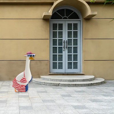 Outdoor Gans Kostüm für 23 Zoll Statuen attraktive und schützende Kleidung