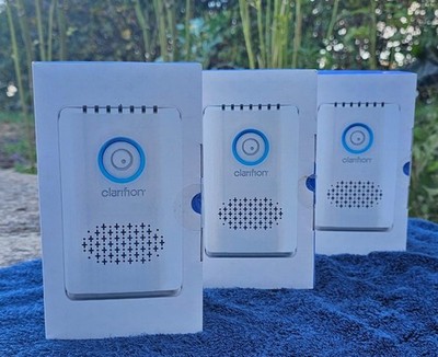 Lot Of 3 Clarifion ODRx UVC Plug-In Air Purifier, Odor & Germ Removal