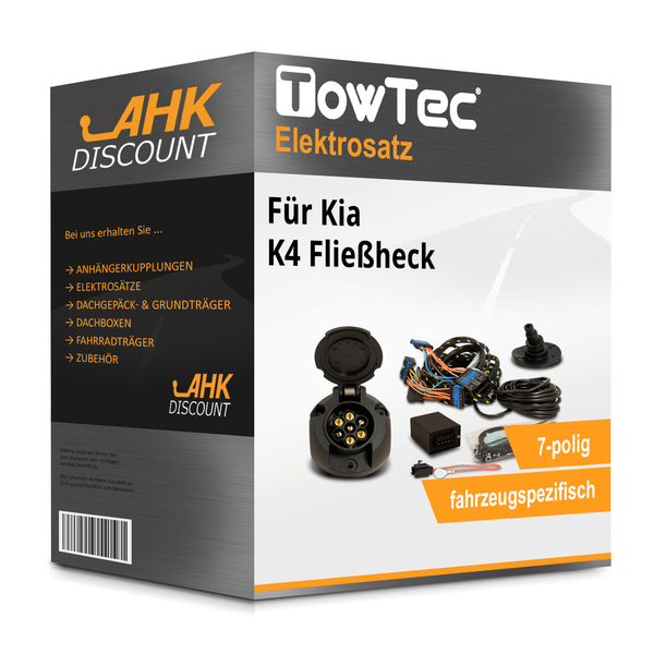 für Kia K4 FließHeck 01.2026-Jetzt Towtec Elektrosatz 7Polig Fahrzeugspezifisch-image
