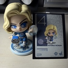Hot Toys Marvel Fantastic Four Invisible Woman Cosbaby Bobblehead w Accessories