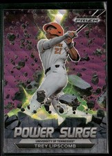 2022 Panini Prizm Draft Picks #PS-TL Trey Lipscomb Power Surge Prizms Silver