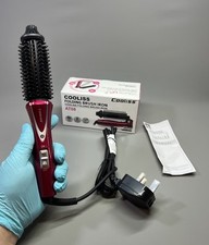 Cooliss heiße Haarbürste ionischer Lockenstab verwicklungsfrei Turmalin Keramikstab