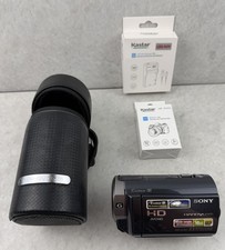 Sony Handycam HDR-CX300 1080P 7.1MPBlack Camcorder  Case, NEW BATTERY  CHARGER