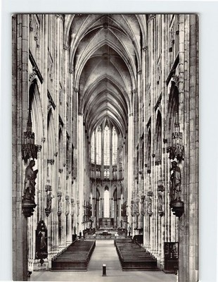 Postcard Interior Cologne Cathedral Germany