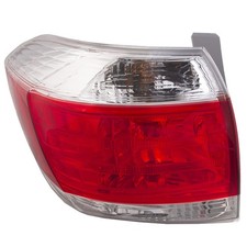 Tail Light Left Driver Side Assembly Fits Toyota Highlander 11-2013 To2800185