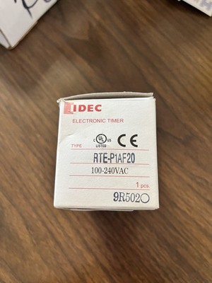IDEC RTE-P1AF20 ELECTRONIC TIMER VOLTAGE 100-240VAC NEW IN BOX