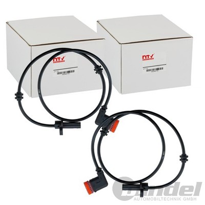 2X NTY ABS-SENSOR RADDREHZAHL ABS-FÜHLER HINTEN passend für MERCEDES S-KLASSE