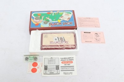 Nintendo Game & Watch Black Jack BJ-60 Multi Screen 1985 New | eBay