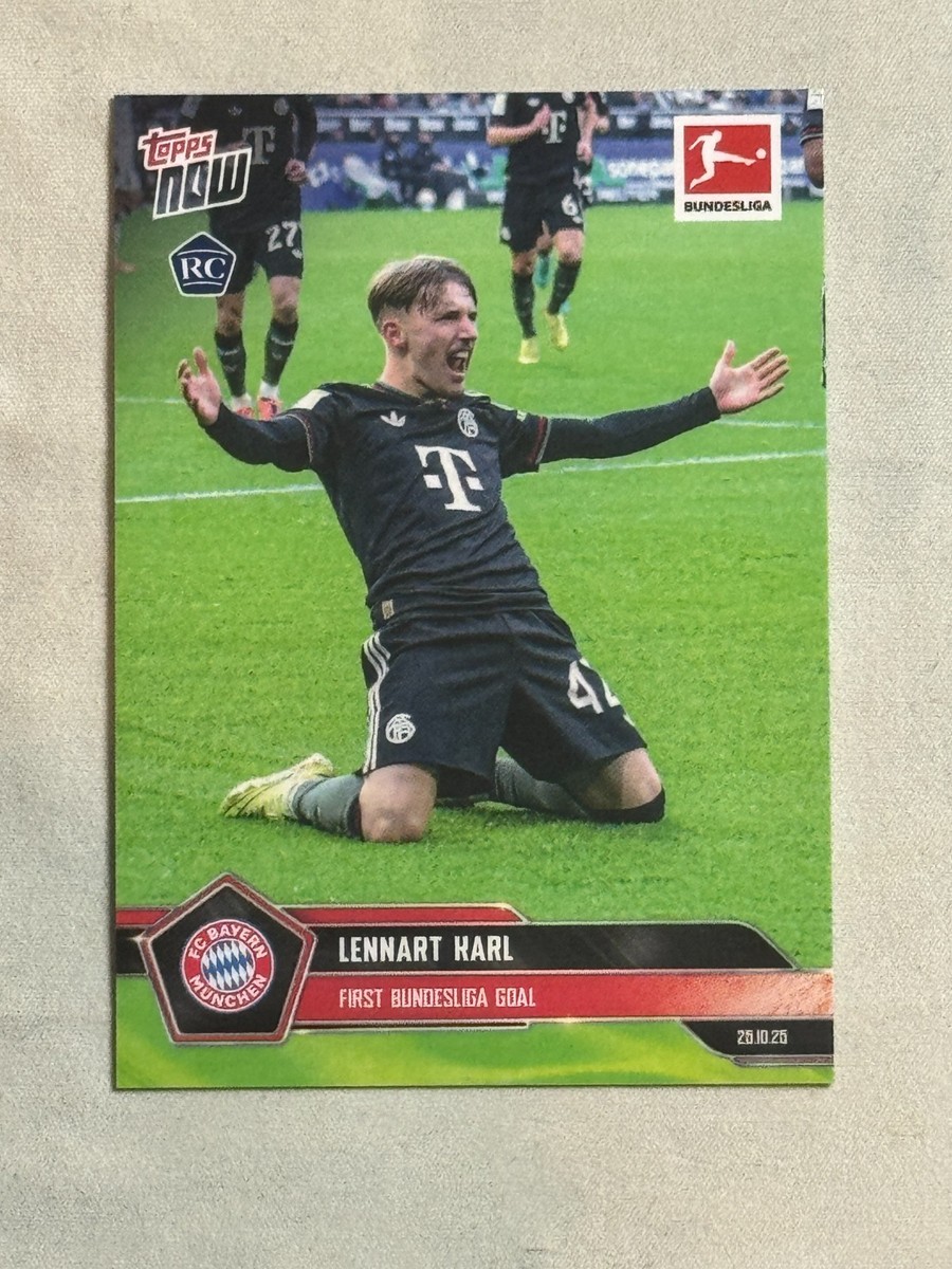 Lennart KARL レナート・カール Topps Chrome Bowman 1st Refractor RC 