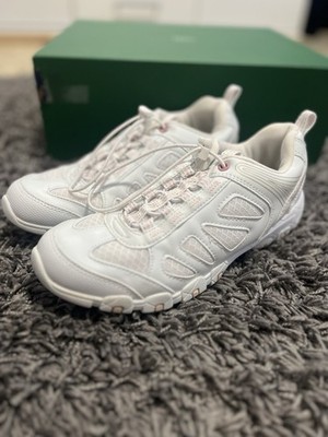   Graceland Damen Sneaker Gr. 37 Weiß Rosa Schnellschnürung  GUT / Gebraucht 