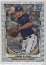 2014 Bowman Draft Chrome Silver Wave Refractor 20/25 Dustin DeMuth #CDP125 1b8
