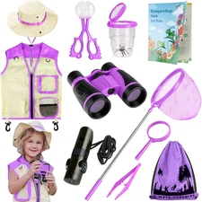 Explorer Kit & Bug Catcher Kit for Kids Outdoor Exploration for Boys Girls 3-12
