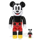 37337 BAPE X MICKEY MOUSE ORIGINAL COLOR BE@RBRICK 100% & 400%