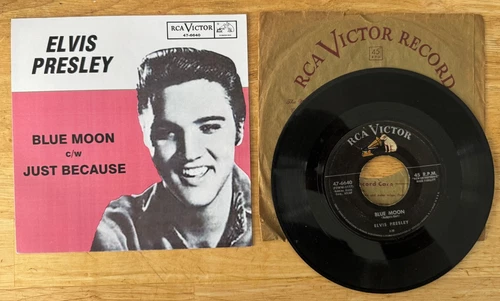 45 7" SP ELVIS PRESLEY BLUE MOON RCA VICTOR 6640