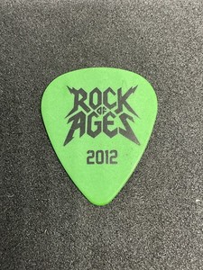POISON Rock Of Ages 2012 Logo Guitar Pick 
