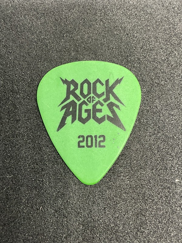 POISON Rock Of Ages 2012 Logo Guitar Pick 