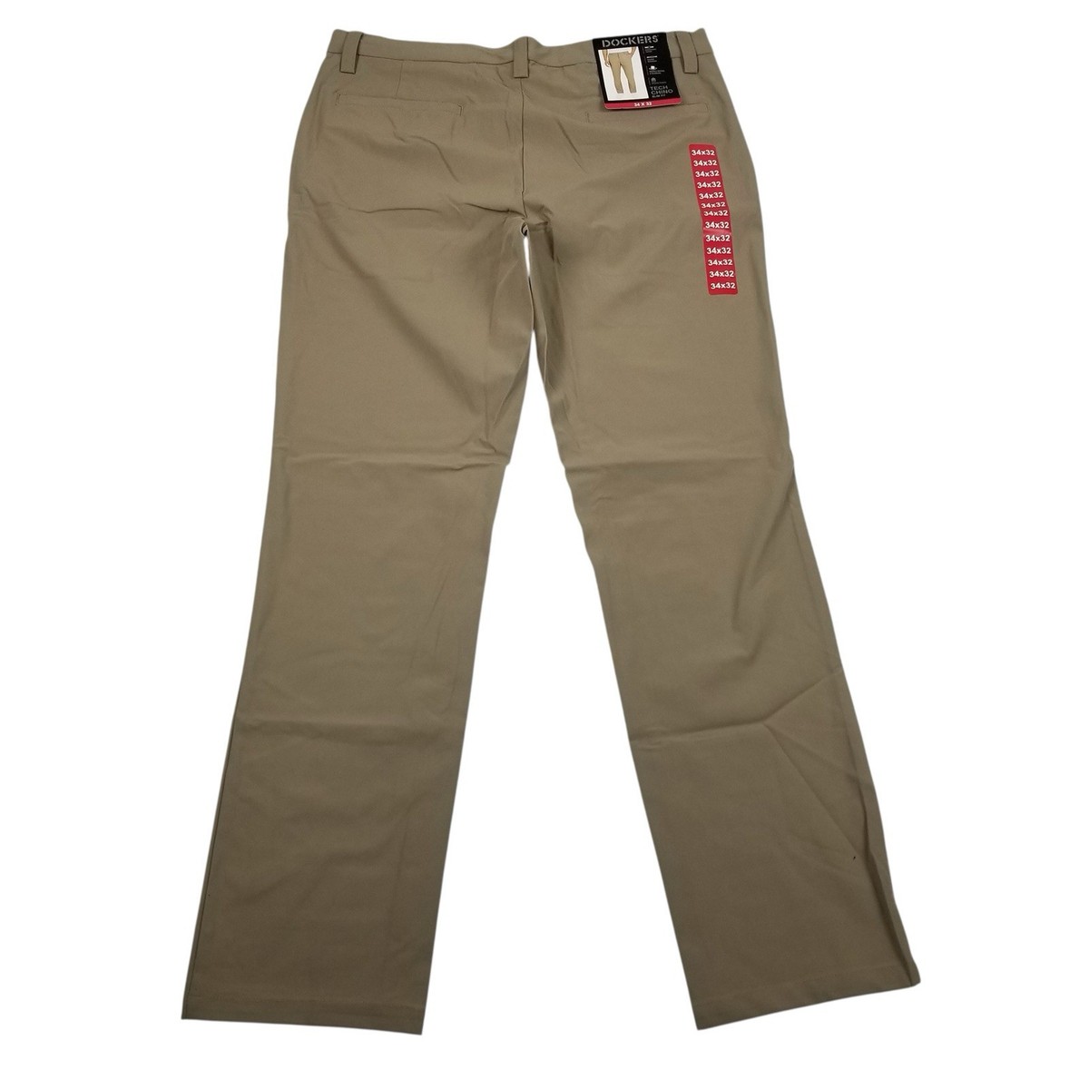 【USA製】00s DOCKERS chino pants Dockers Men's Slim Fit 34x32 Khaki Comfort Performance Stretch
