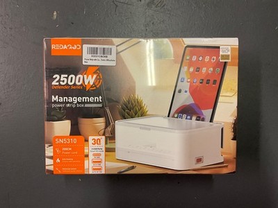 REDAGOD Management Power Strip Box 2500W Defender Series (SN5310) Sealed