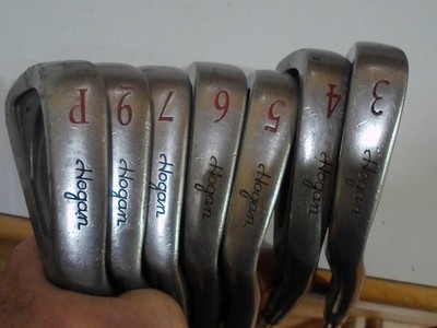 Ben Hogan H40 Iron Set - Steel Stiff- Flex Shafts + Right Hand-excellent cond