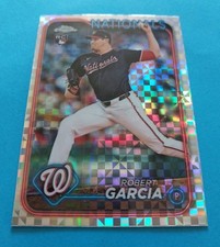 2024 Topps Chrome Robert Garcia X-Fractor RC #USC149 Washington Nationals