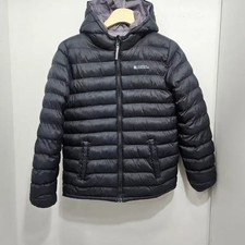 Mountain Warehouse Kids Black Puffer Hooded Jacket