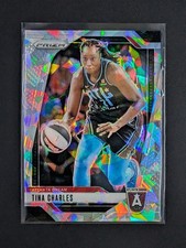 2024 Panini WNBA Prizm Basketball - Cracked Ice Prizm #36 Tina Charles Dream