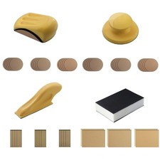 Hand Sanding Block PU Foam Manual Abrasive Tool Polishing Pad for Hook Disc