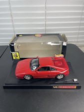 1/18 Hot Wheels FERRARI F355 Berlinetta Diecast Model Car Red Box Damaged