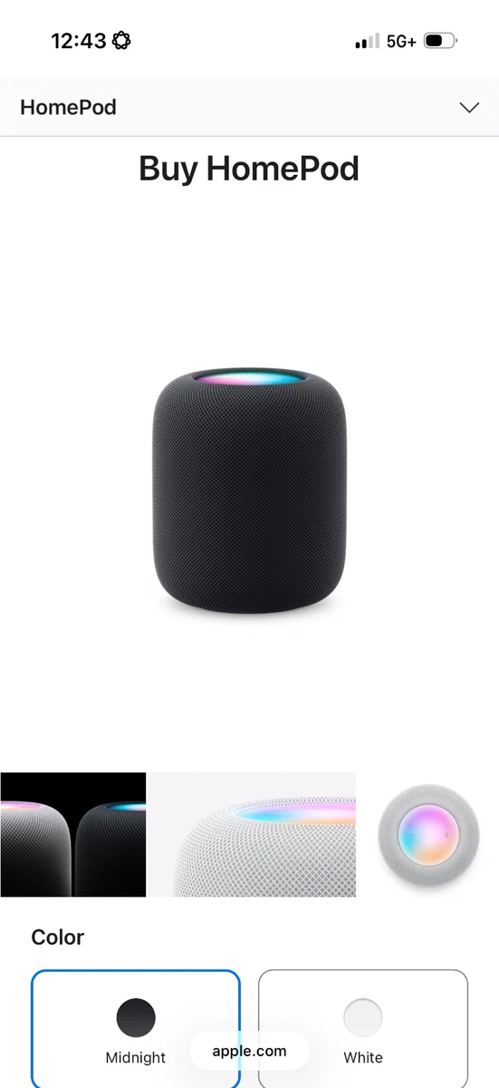 Apple HomePod (2nd Generation) Siri Smart Speakers for sale | eBay Apple HomePod (2nd Generation) Siri Smart Speakers for sale | eBay