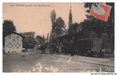 Car Afmp10 0445 72 - Evaille - Tram Station - Train - Sold As Is