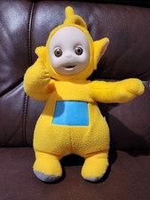 Vintage Teletubbies Laa Laa Talking Plush Toy Doll 1998 Working