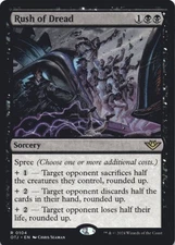 MTG Rush of Dread Normal NM Outlaws of Thunder Junction Magic 104