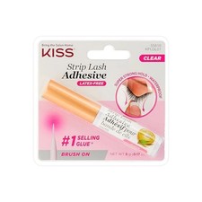 KISS Strip False Eyelash Glue - Waterproof Clear Adhesive for Eye Lash Extensio
