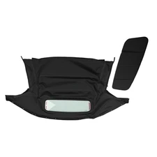 Black Soft Top Glass for Mazda Miata 1990-2005 PVC Convertible Replacement Cover