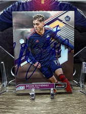 Brian Gutierrez IP Signed Auto Autograph Rc Rookie Card Mexico. rookie card picture