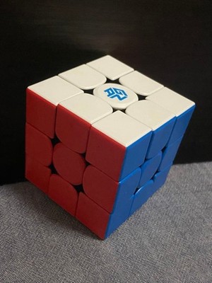 Rubik's Cube Puzzle Toy Classic Brain Teaser Used