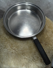 VINTAGE DIAMOND CRAFT 10" SKILLET FRYING PAN 304 STAINLESS STEEL -GOOD CONDITION