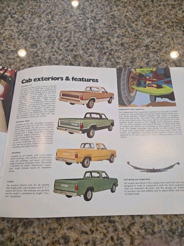 1973 Dodge Campers Sales Brochure Motor Homes Pickups Sportsman Club Cab 27 Page - Picture 10 of 12