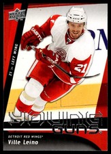 2009-10 Upper Deck Young Guns Ville Leino Rookie Detroit Red Wings #204
