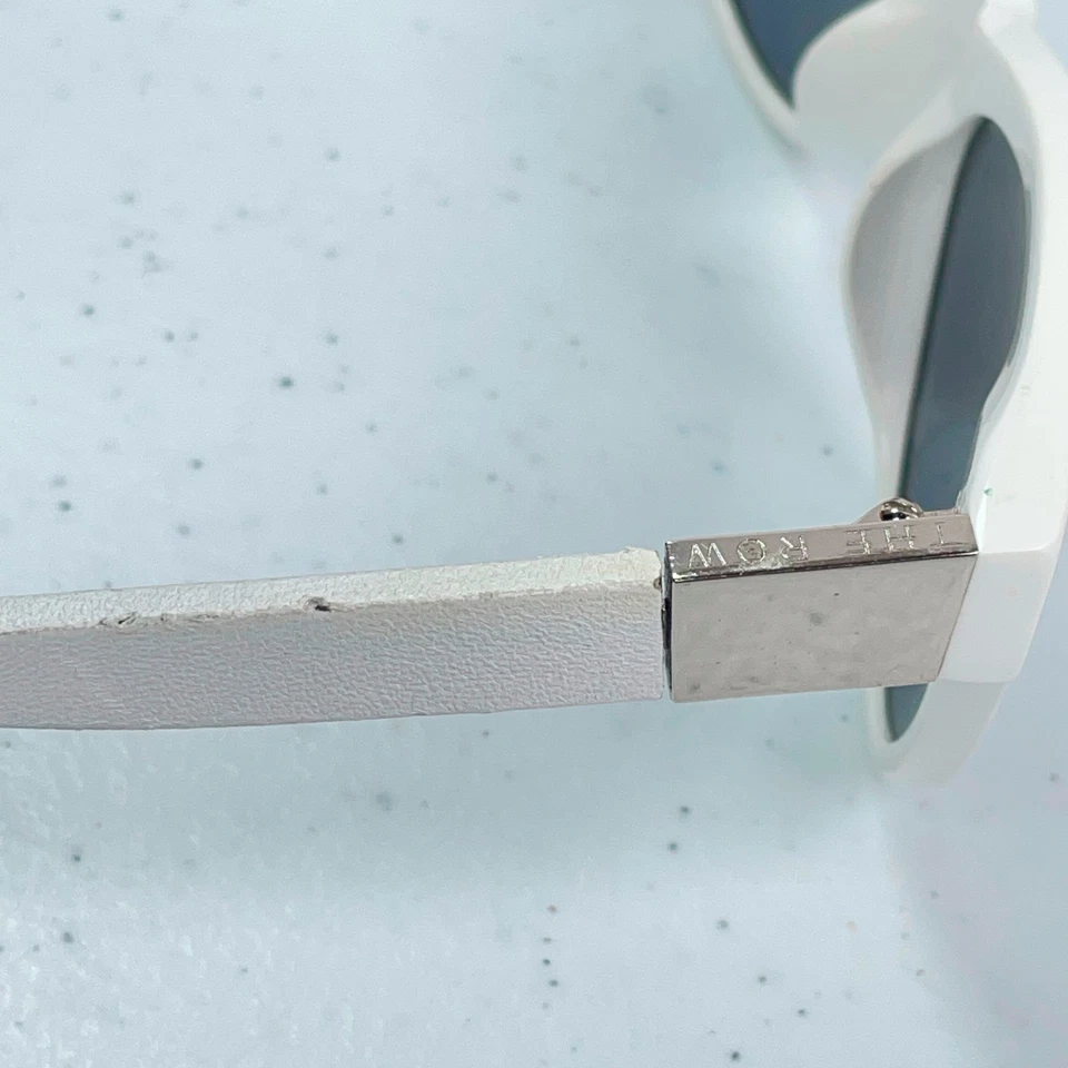 Gafas de sol The Row x Linda Farrow SOLO MARCO ojo de gato blancas 52-19 Foto 4 de 4