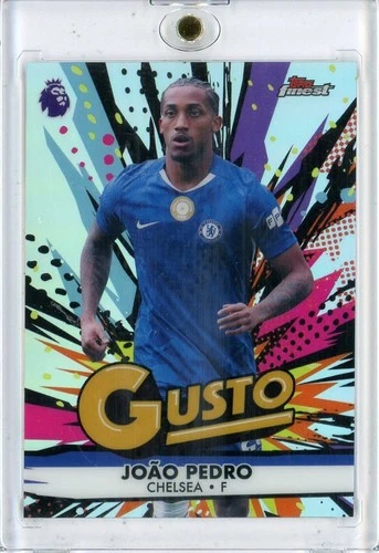 2026 Topps Finest Premier League Joao Pedro Gusto Case Hit SSP Chelsea FC GO-18