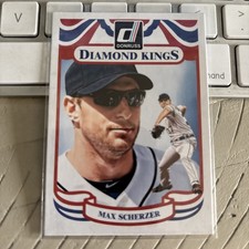 2014 Donruss Max Scherzer Diamond Kings Card, Detroit Tigers #212