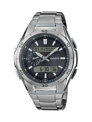 Casio WVA-M650TD-1AJF Waveceptor Quartz Men Watch Black Dial Ana-Digi From Japan