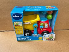 VTech Drop and Go Dump Truck Learning Toy Songs Melodies Sounds Phrases NEW