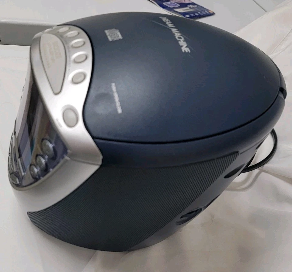 Sony Dream Machine ICF-CD843V TV/Weather/AM/FM Clock Radio CD Digital Tuner - Image 4 of 4