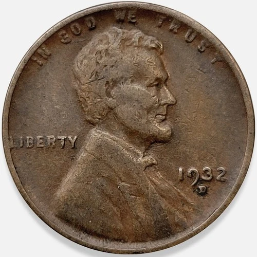 1932 D Lincoln Wheat Penny Cent 1c Very Fine F++ * Original Surfaces * 1932D #3