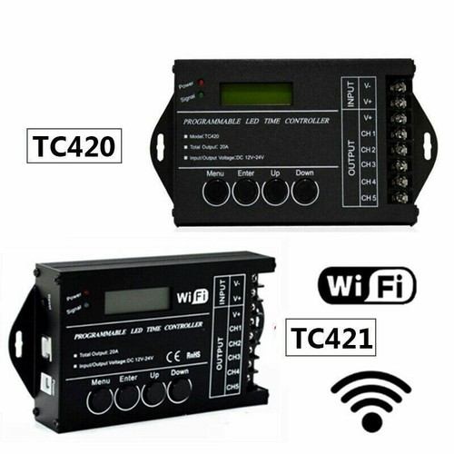 programmierbar RGB Time LED strip Controller Dimmer TC420 TC421 WIFI 5Channel - 第 1/23 張圖片